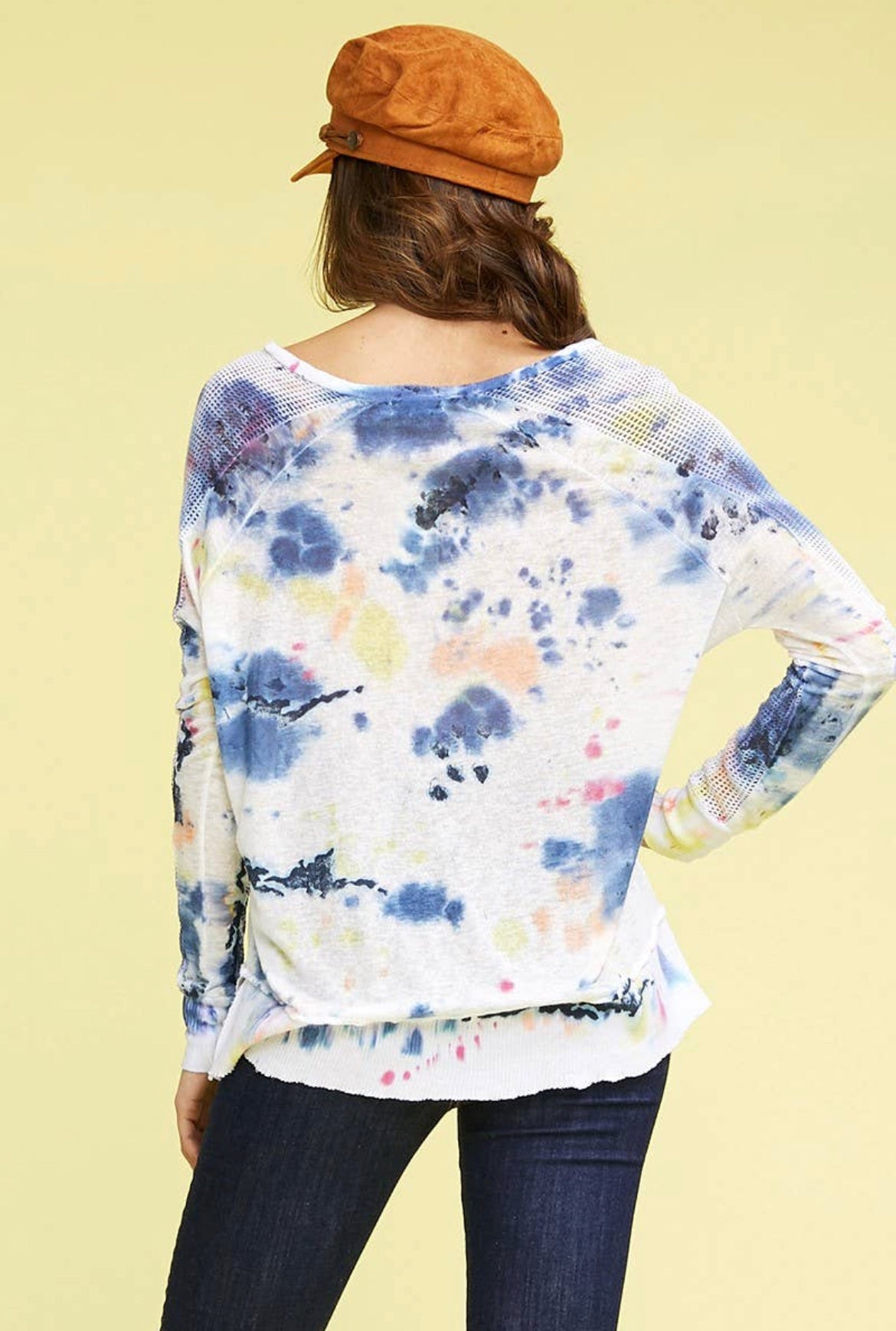 Tie dye crochet top